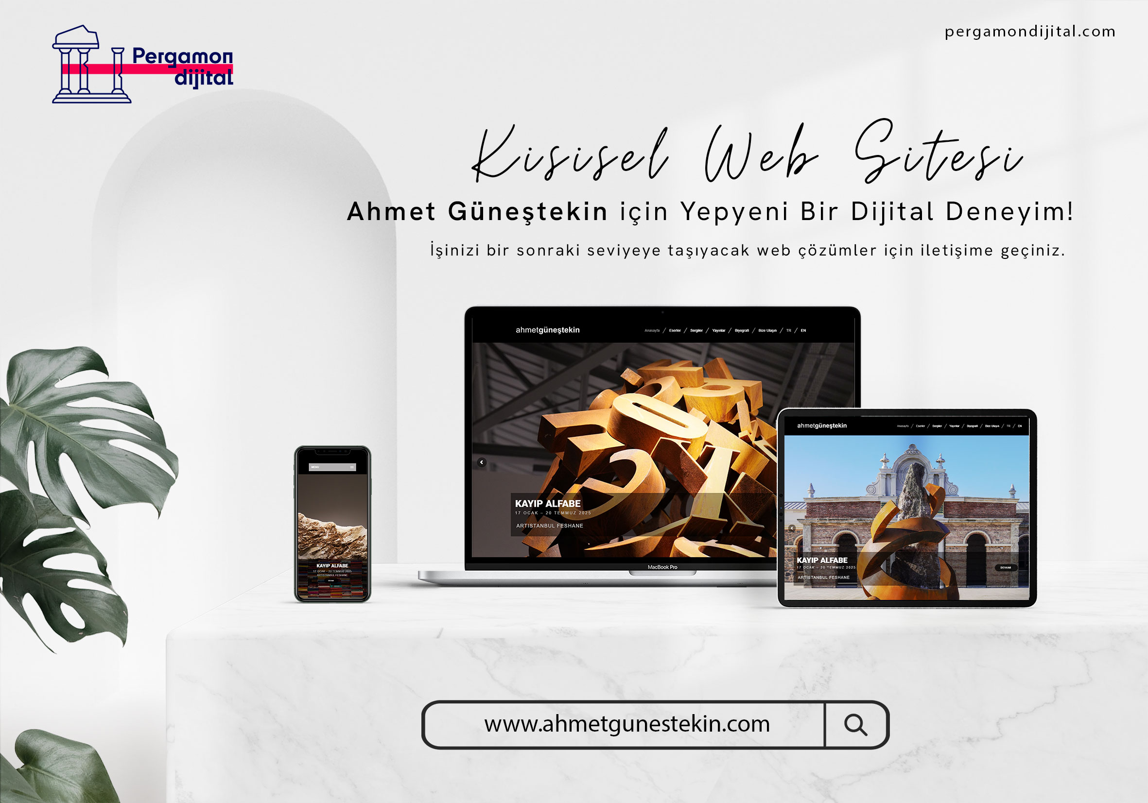 Ahmet Güneştekin – Kişisel Web Sitesi ve Dijital Sergi Alanı